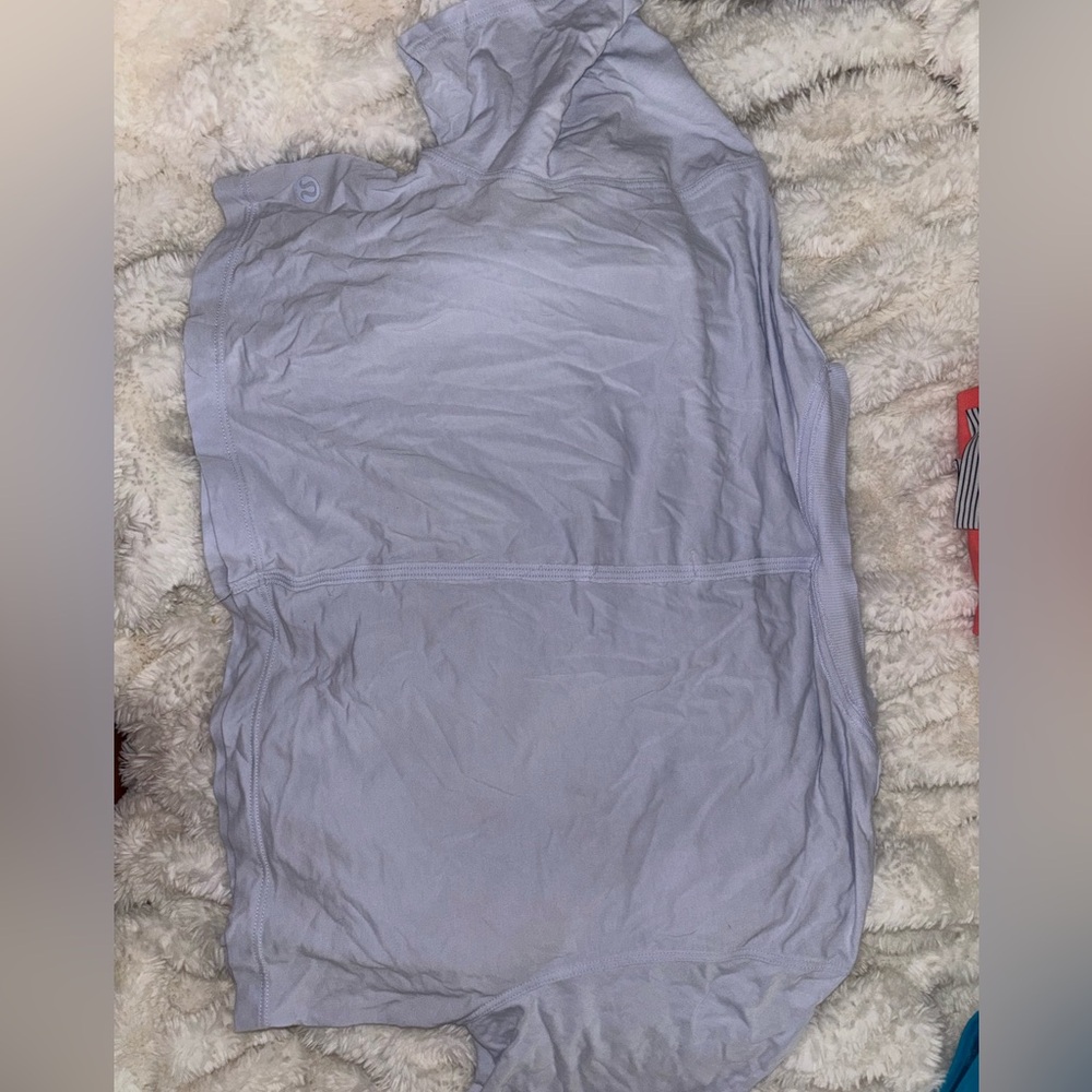 Lululemon Cates Tee- Blue Linen